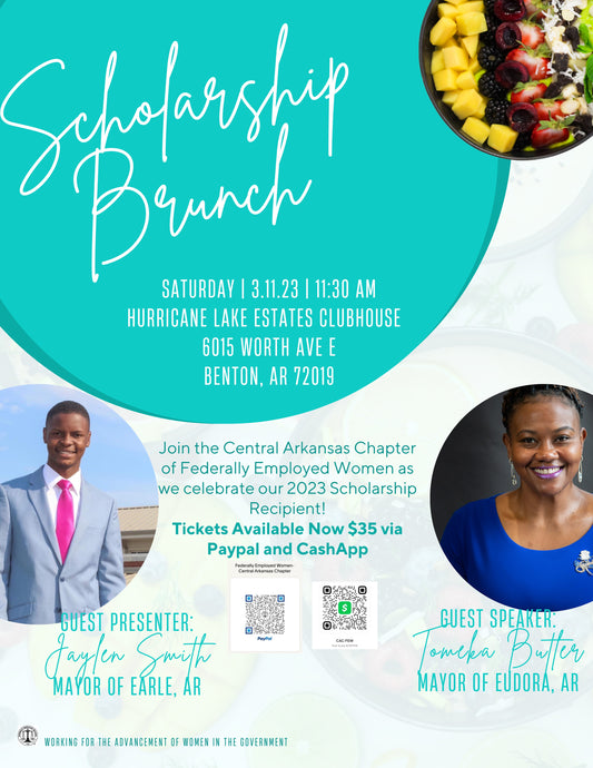 Scholarship Brunch: Catch me Saturday 3/11!